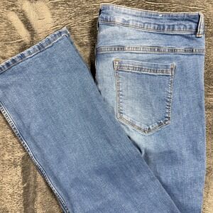 Route 66 Slim Boot Jeans Blue Denim Stretch Mid Rise‎ Size 35